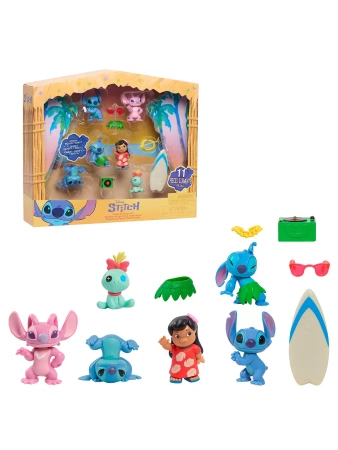 Zestaw kolekcjonerskich figurek Disney Stitch Just Play z akcesoriami 11 el
