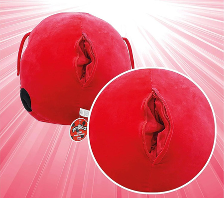 MIRACULUM BIEDRONKA I CZARNY KOT PODUSZKA MASKOTKA KWAMI TIKKI 40CM