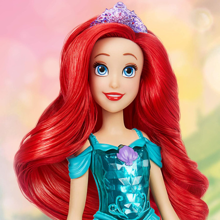 LALKA ARIEL KSIĘŻNICZKI DISNEY HASBRO RUCHOME ELEMENTY + AKCESORIA Arielka