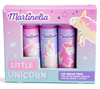 MARTINELIA JEDNOROŻEC Balsam Zestaw Balsamów do ust 3 szt 