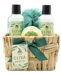 BCS KOSZ ZESTAW PREZENTOWY DZIEŃ MAMY KOSMETYKÓW CIAŁA KĄPIELI SPA OLIWKOWY