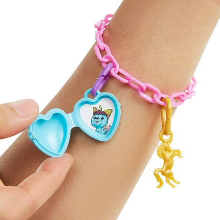 LALKA BARBIE COLOR REVEAL JEDNOROŻEC + AKCESORIA