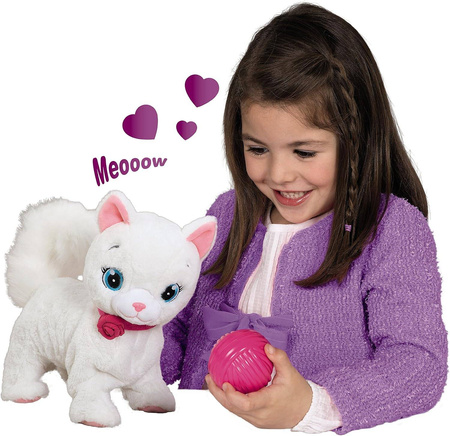 NTERAKTYWNY KOTEK BIANCA KOT BIANKA CHODZI MIAUCZY MSKOTKA 95847