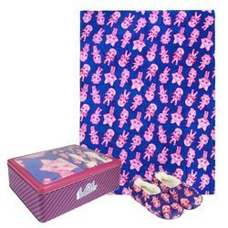 LOL CIEPŁY KOC KOCYK KAPCIE BUTY ZESTAW PREZENTOWY