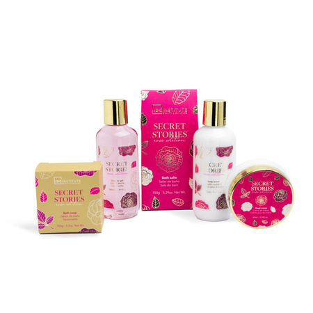 IDC ZESTAW KOSMETYKÓW KOSZ PREZENTOWY ŚWIĄTECZNY PREZENT CIAŁA KĄPIELI RÓŻA