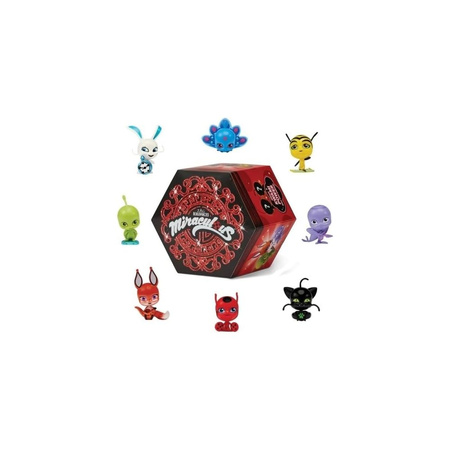 MIRACULOUS BIEDRONKA I CZARNY KOT KWAMI FIGURKA NIESPODZIANKA BOX