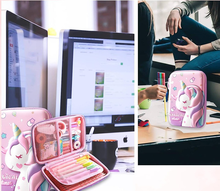 JEDNOROŻEC PIÓRNIK SZKOLNY 3D DLA DZIECI DO SZKOŁY GRATIS POP IT