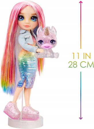RAINBOW HIGH CLASSIC LALKA FASHION AMAYA SLIME ZWIERZĄTKO