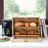 Chlebak bambusowy pojemnik żywność przyprawy półka szafka do kuchni deska