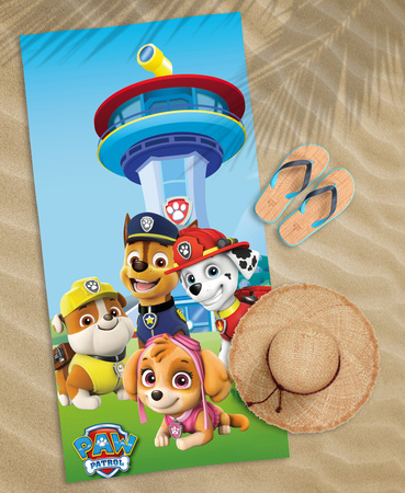 PSI PATROL PIESKI PSY RĘCZNIK KĄPIELOWY PLAŻOWY DZIECIĘCY BASEN