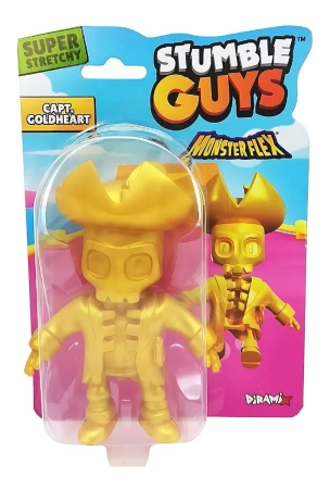STUMBLE GUYS MONSTER FLEX ROZCIĄGLIWE GUMOWE FIGURKI CAPT.GOLDHEART