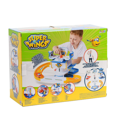 SUPER WINGS Zestaw LOTNISKO WIEŻA Dżetek Figurki