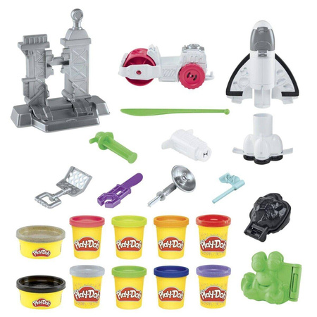 CIASTOLINA ZESTAW PLAY DOH RAKIETA + 10 TUBEK
