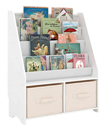 REGAŁ NA KSIĄŻKI SZAFKA ORGANIZER DLA DZIECI STOJAK PÓŁKA Biblioteczka