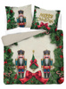 POŚCIEL ŚWIĄTECZNA ŚWIĘTA DZIADEK ŻOŁNIERZYK CHOINKA BAWEŁNA 160X200