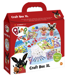 BING Totum Bambolino Zestaw kreatywny Plastyczny XL Walizka dzieci Naklejki
