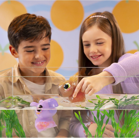 LET'S GLO KAPIBARA RYBKA RYBA BRĄZOWA PŁYWA ŚWIECĄCY ŚWIECI W WODZIE