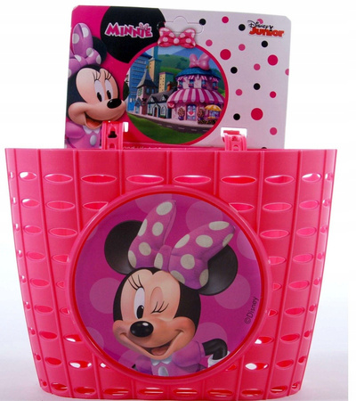 MYSZKA MIKI MINNIE KOSZYCZEK KOSZYK NA ROWER