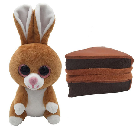 CIASTKA PACHNĄCE CIASTKO MUFFINKA PLUSZAK DZIECI MASKOTKA DWUSTRONNA