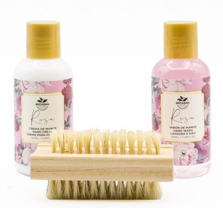 BCS KONEWKA KOSZ ZESTAW PREZENTOWY DZIEŃ MAMY KOSMETYKÓW DO RĄK RÓŻA