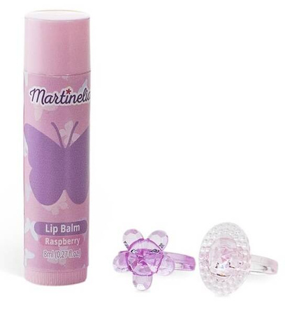 MARTINELIA ZESTAW POMADKA BALSAM DO UST + PIERŚCIONEK