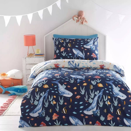 OCEAN RYBKI REKIN NEMO POŚCIEL 140X200 DZIECI