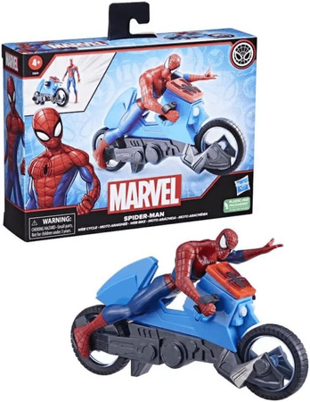 Marvel Spider-Man Web Cycle figurka spiderman + motor