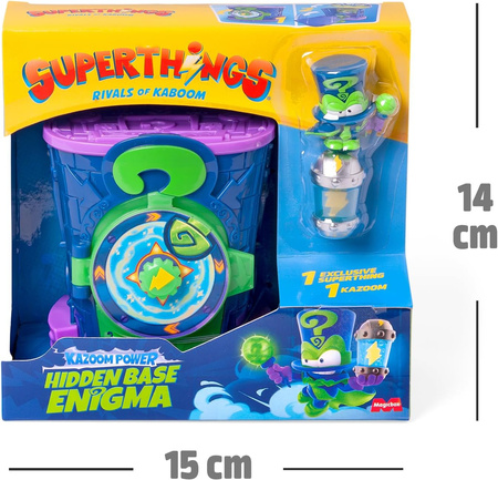 SUPERTHINGS RIVALS OF KABOOM HIDDEN BASE ENIGMA TAJNA BAZA ENIGMY2 FIGURKI