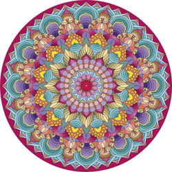 MOZAIKA DIAMENTOWA HAFT DIAMOND PAINTING MANDALA MALOWANIE DAIMENTAMI