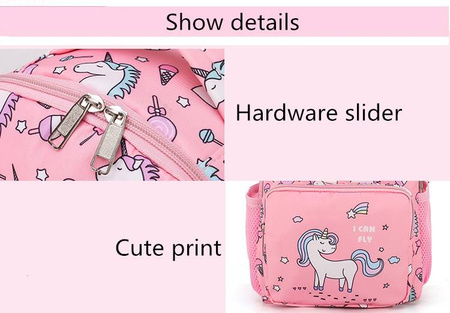 JEDNOROŻEC PLECAK PLECACZEK KIESZONKI DZIECI