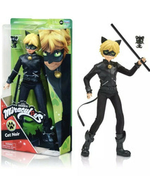 MIRACULOUS ADRIEN LALKA FIGURKA BIEDRONKA I CZARNY KOT + AKCESORIA