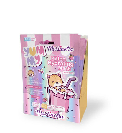 MARTINELIA KOT KOTEK MASECZKA NAWILŻAJĄCA DO TWARZY DLA DZIECI SPA