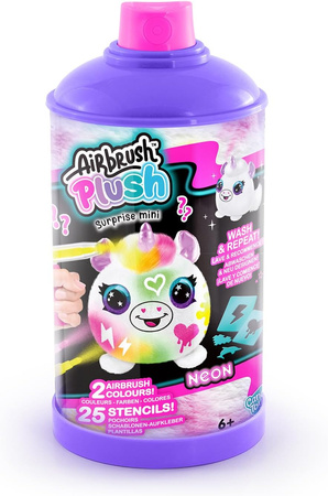 AIRBRUSH PLUSH POKOLORUJ PLUSZAKA JEDNOROŻEC MASKOTKA NEON TUBA