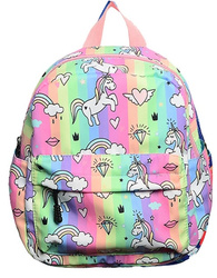 JEDNOROŻEC PLECAK PLECACZEK DLA DZIECI DO PRZEDSZKOLA KIESZONKI NA BIDON