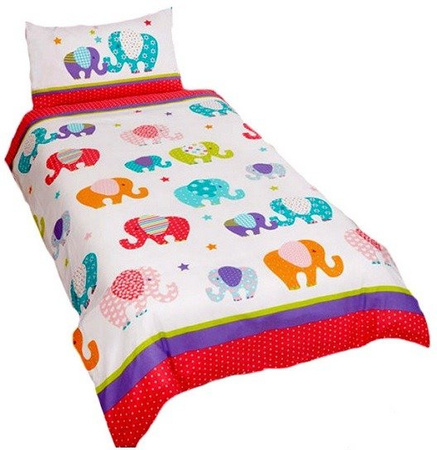 SŁOŃ ZWIERZĘTA ZOO SAFARI POŚCIEL 140X200