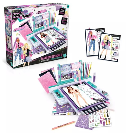 STYLE4EVER ZESTAW DO PROJEKTOWANIA PRACOWNIA TABLICA SZABLONY STUDIO MODY