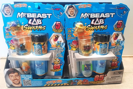Mr. Beast MrBeast Lab Swarms Figurka 5-Pack Rój Figurki Próbówki Atomic