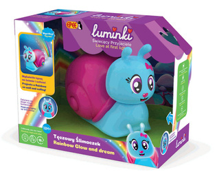 Luminki Tęczowy Ślimaczek Ślimak Projektor Lampka