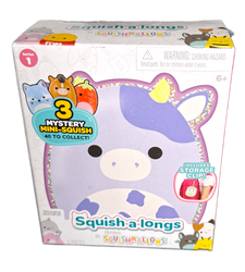 Squishmallows SQUISH A LONGS S1 3 Figurki + Brelok