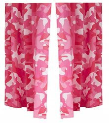 MORO PANTERKA Różowe Dwie Zasłonki Zasłony
