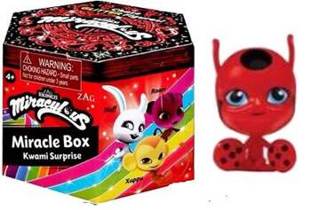 MIRACULOUS BIEDRONKA I CZARNY KOT KWAMI FIGURKA NIESPODZIANKA BOX