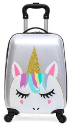 JEDNOROŻEC WALIZKA NA KÓLKACH DLA DZIECI KABINOWA BAGAŻ PODRĘCZNY 4 KÓLKA