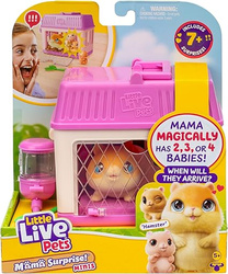 LITTLE LIVE PETS Mama Surprise Chomik z Dziećmi Mini Chomiczek KLATKA