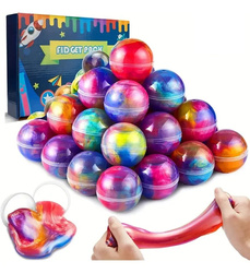 GALAXY SLIME KOSMOS ZABAWKI SENSORYCZNE ZESTAW KOSMICZNYCH GLUTÓW
