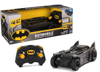DC BATMAN AUTO SAMOCHÓD ZDALNIE STEROWANY BATMOBILE RC 1:18 PILOT