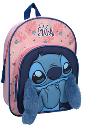 Plecak Stitch z kieszonką z odstającymi pluszowymi uszkami 3D