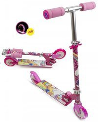 BARBIE DREAMTOPIA HULAJNOGA DWUKOŁOWA 2-KOŁA LED