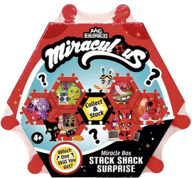 MIRACULOUS BIEDRONKA I CZARNY KOT KWAMI FIGURKA NIESPODZIANKA BOX