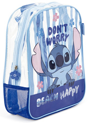 STITCH STICZ PLECAK PLECACZEK NA PLAŻĘ Z SIATECZKĄ DO PIASKU DLA DZIECI