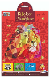 WYLEJANKA WYKLEJANIE PO NUMERACH LEW ZWIERZĘTA